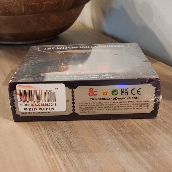 π² Dungeons And Dragons The Witchlight Carnival Dice Set New In Box NIB Sealed - Picture 5 of 11